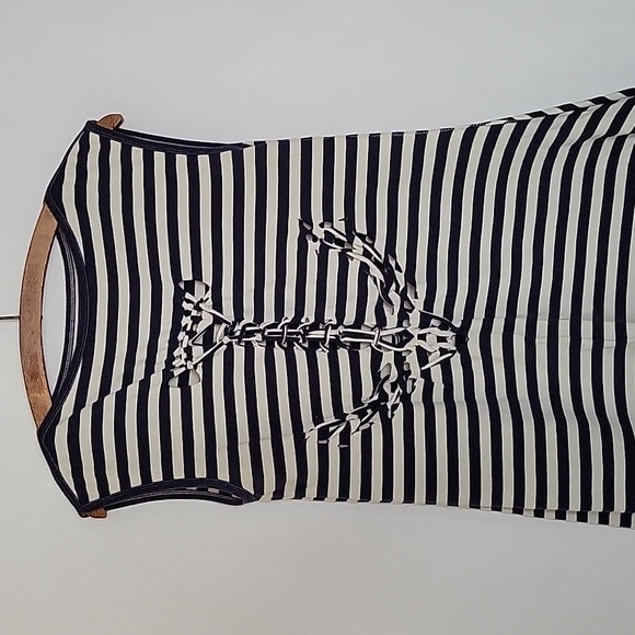 Jean Paul Gaultier for Target - Black and White Striped Tank Top sz M - Picture 2 of 12